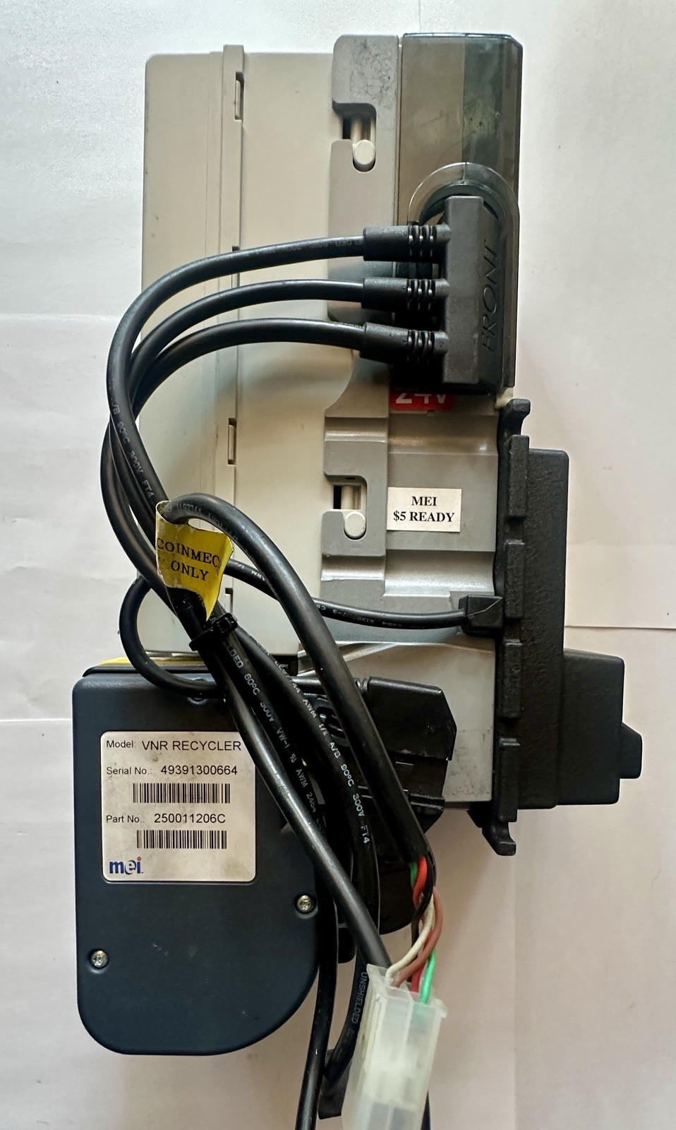 MEI VNR Recycler WJ2T2R U5 Recycler 24V MPN 250011206C 2500101557