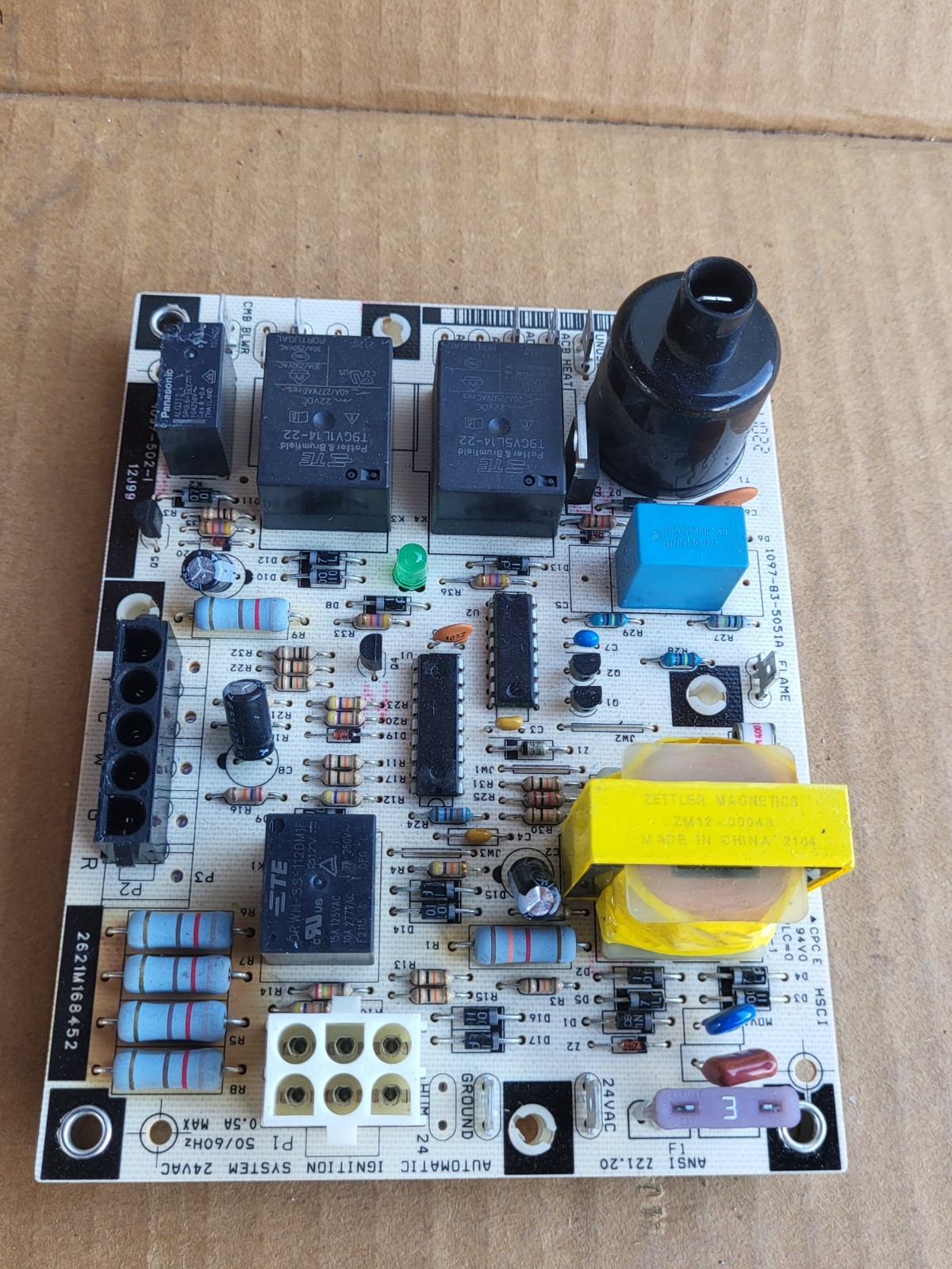 USED Lennox Armstrong Ducane 12J99 Furnace Control Circuit Board 1097-502-I