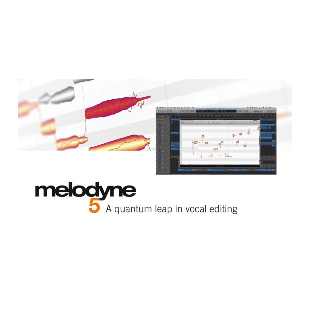 Melodyne 5 Studio Upgrade from Version 4 Professional Audio Editing Software