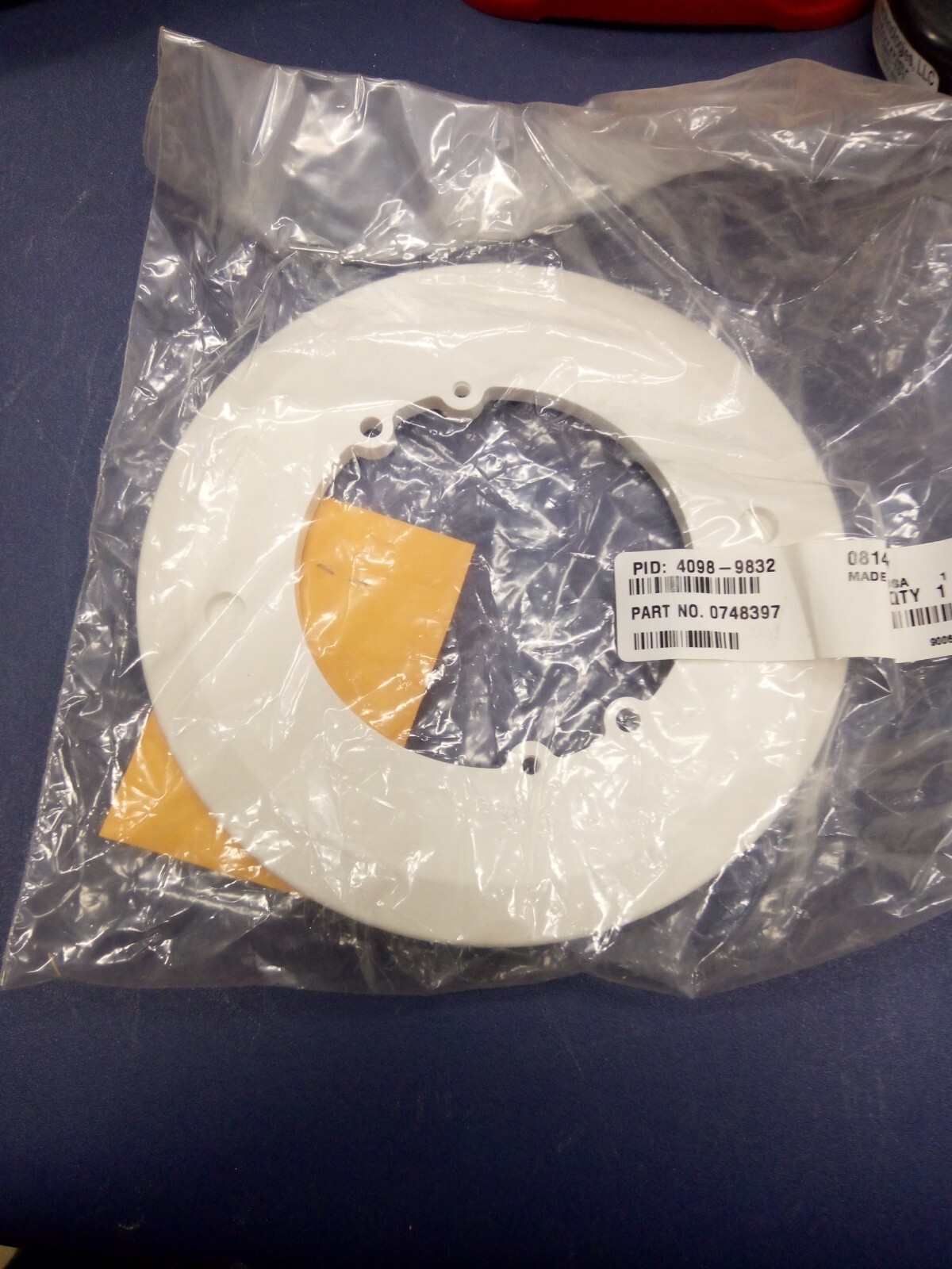 SIMPLEX7  4" UNIVERSAL ADAPTER PLATE 4098-9832. NEW