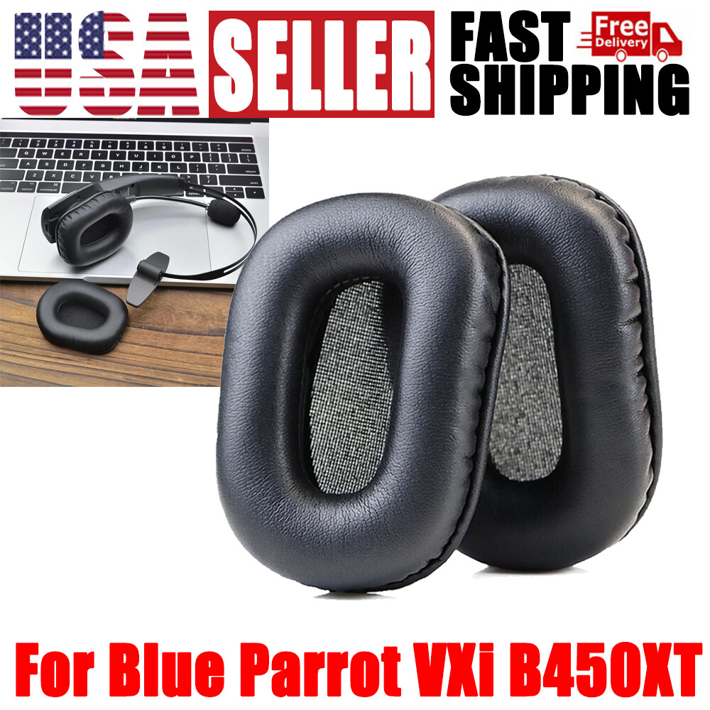Replacement Ear Pads for Blue Parrot VXi B450XT Headset Foam Cushion Cover 1Pair