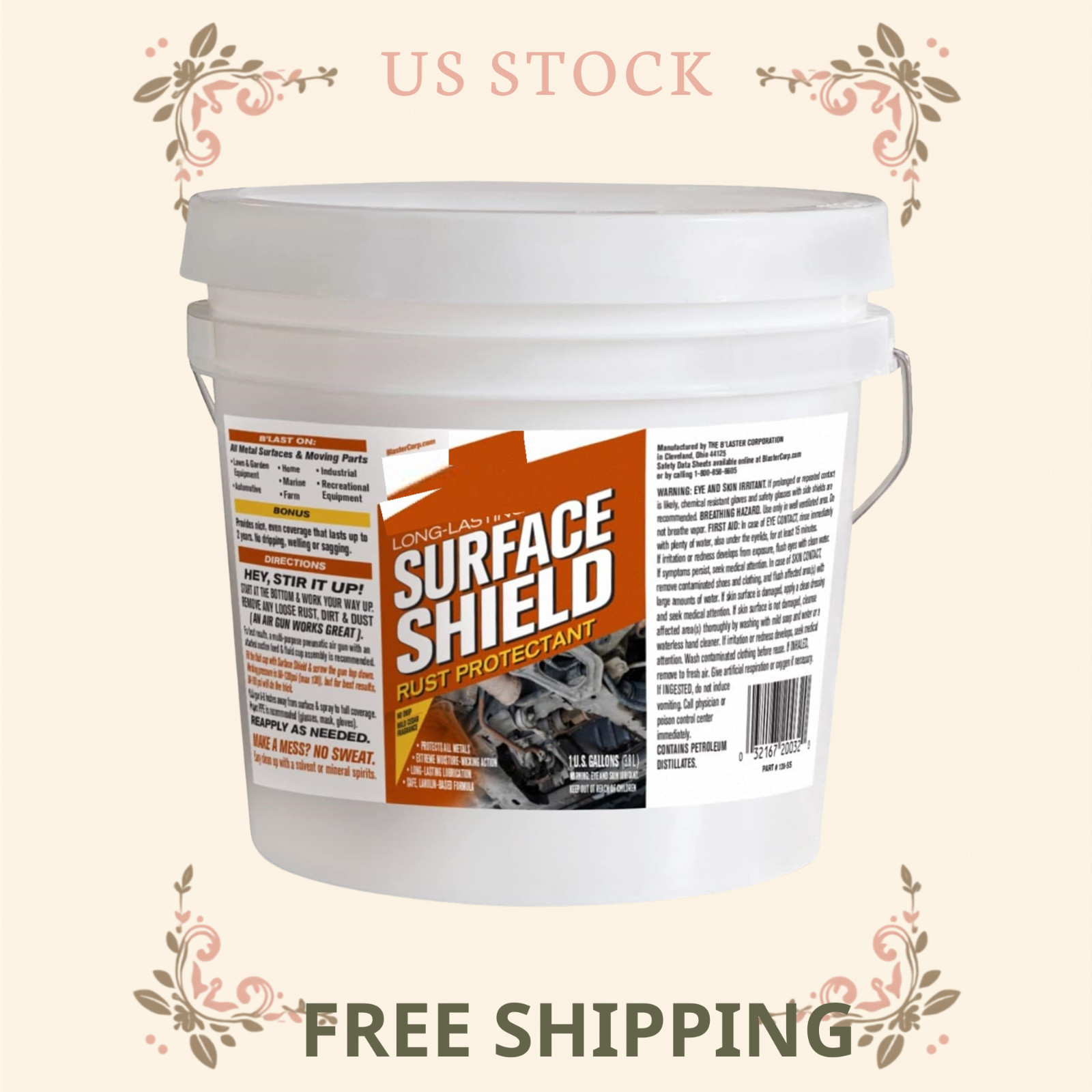 Surface Shield Anti Rust for Metal – Rust Prevention for Tools