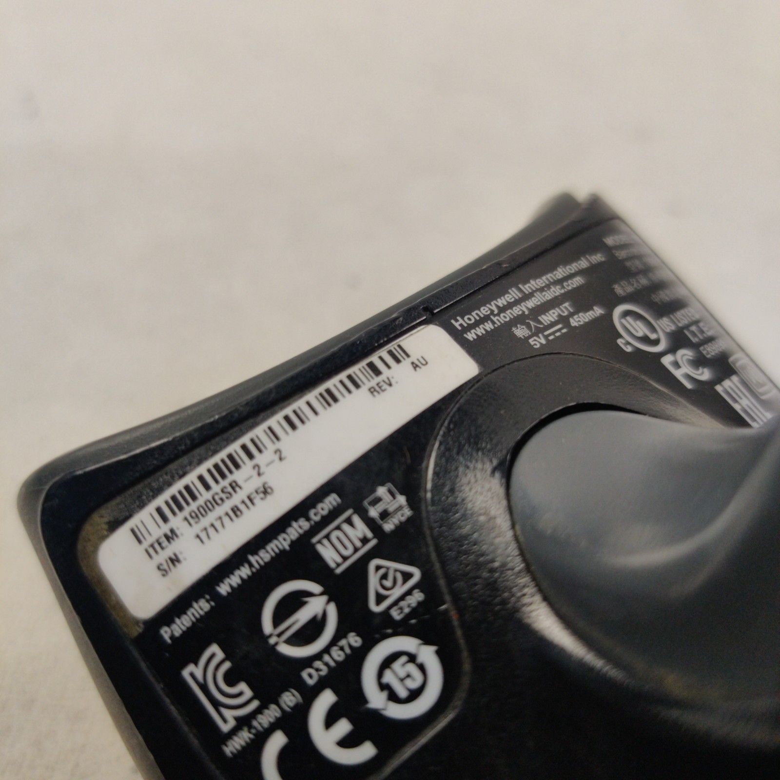 Honeywell Xenon 1900GSR Wired Barcode Scanner Reader - NO CABLE