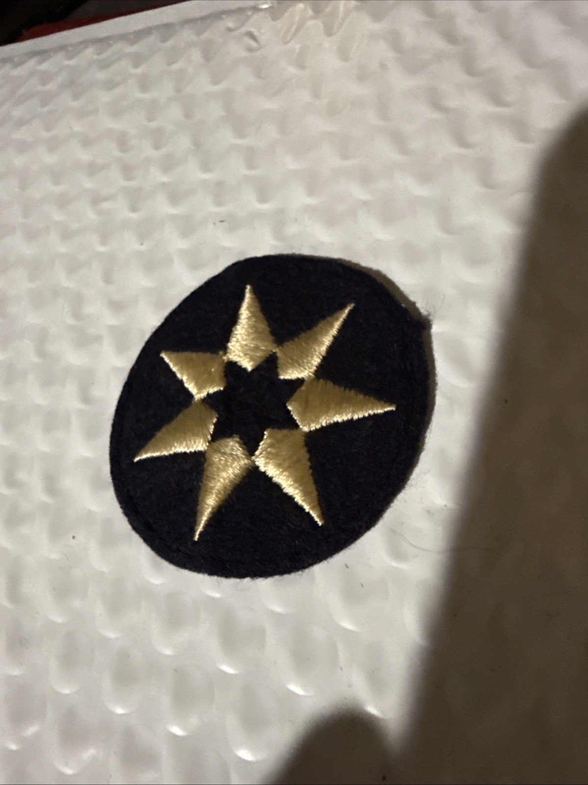 WW2 7th Service Command Patch - 2nd Design On Felt