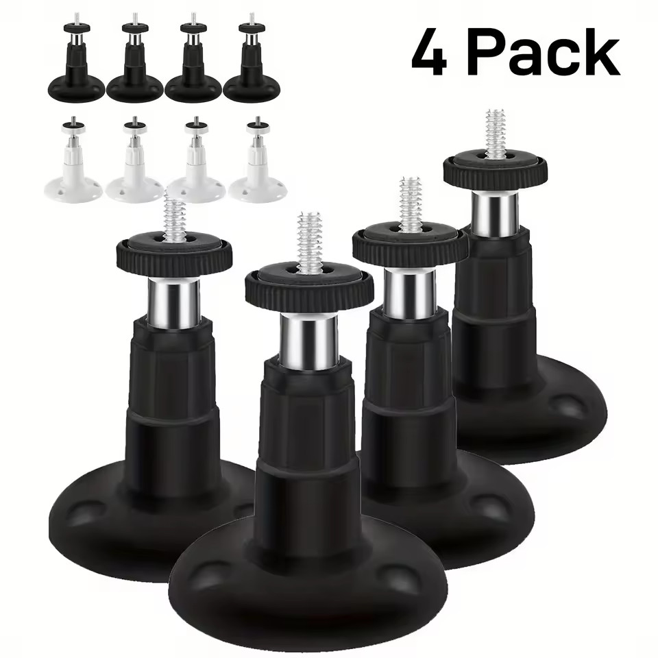 4Pcs Wall Mount Bracket for Blink XT2 In/Outdoor Camera 360° Adjustable Holder