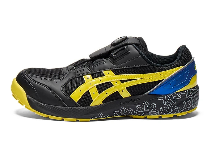 ASICS WINJOB CP229 BOA RR 3 1273A161 001 Black Yellow Safety Shoes