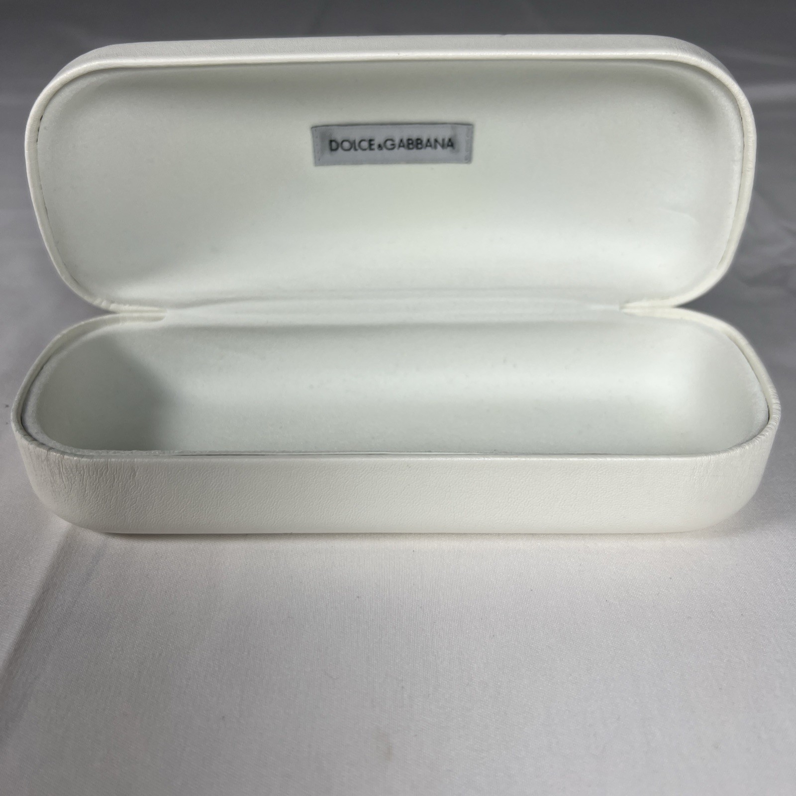 Dolce & Gabbana Hard Eyeglass Case WHITE