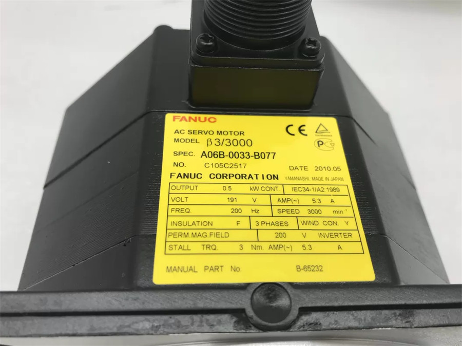 1PC NEW FANUC SERVO MOTOR A06B-0033-B077 US FREE TAX