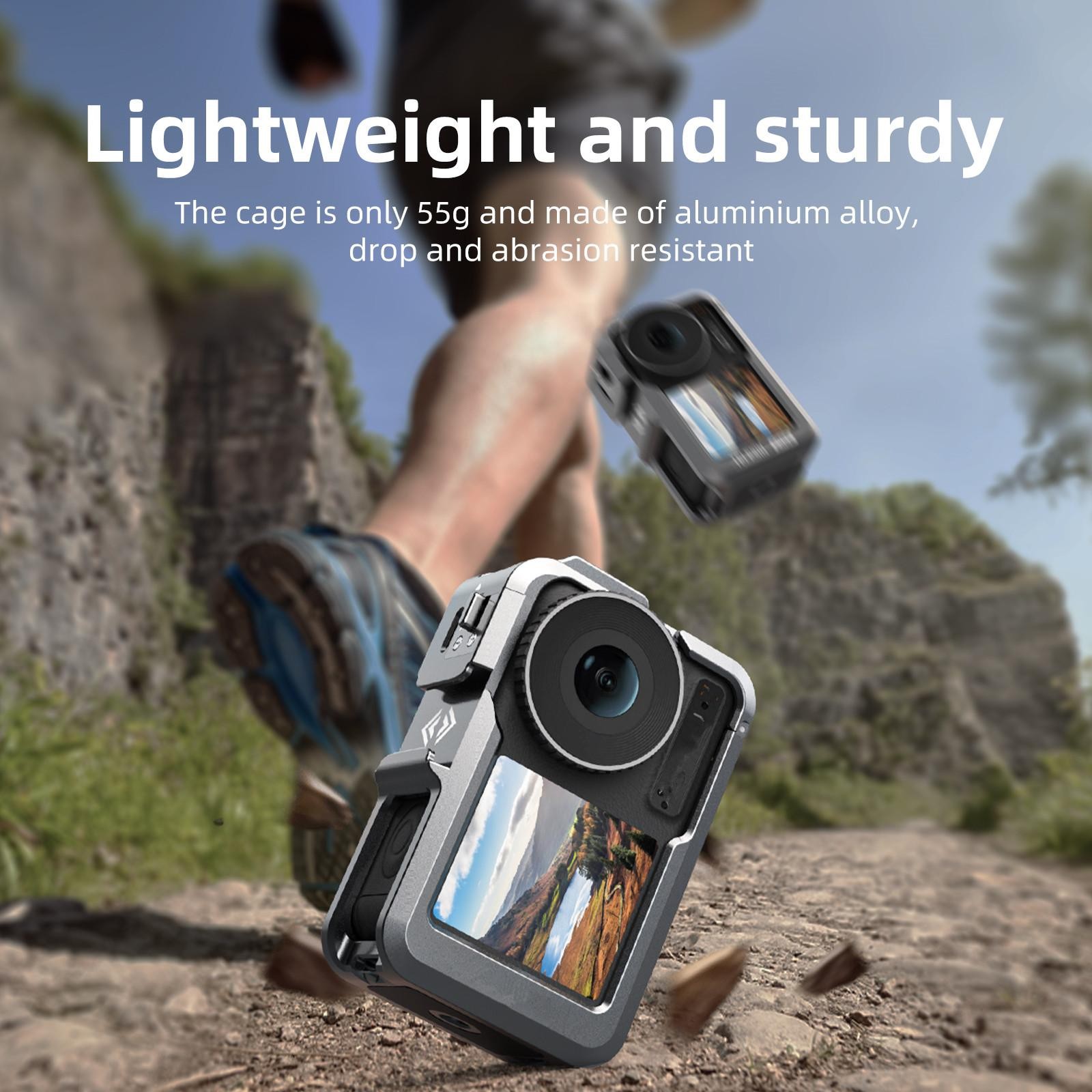 Aluminium Alloy Frame Protective Case Anti-Shock For DJI Osmo Action 3 Camera e