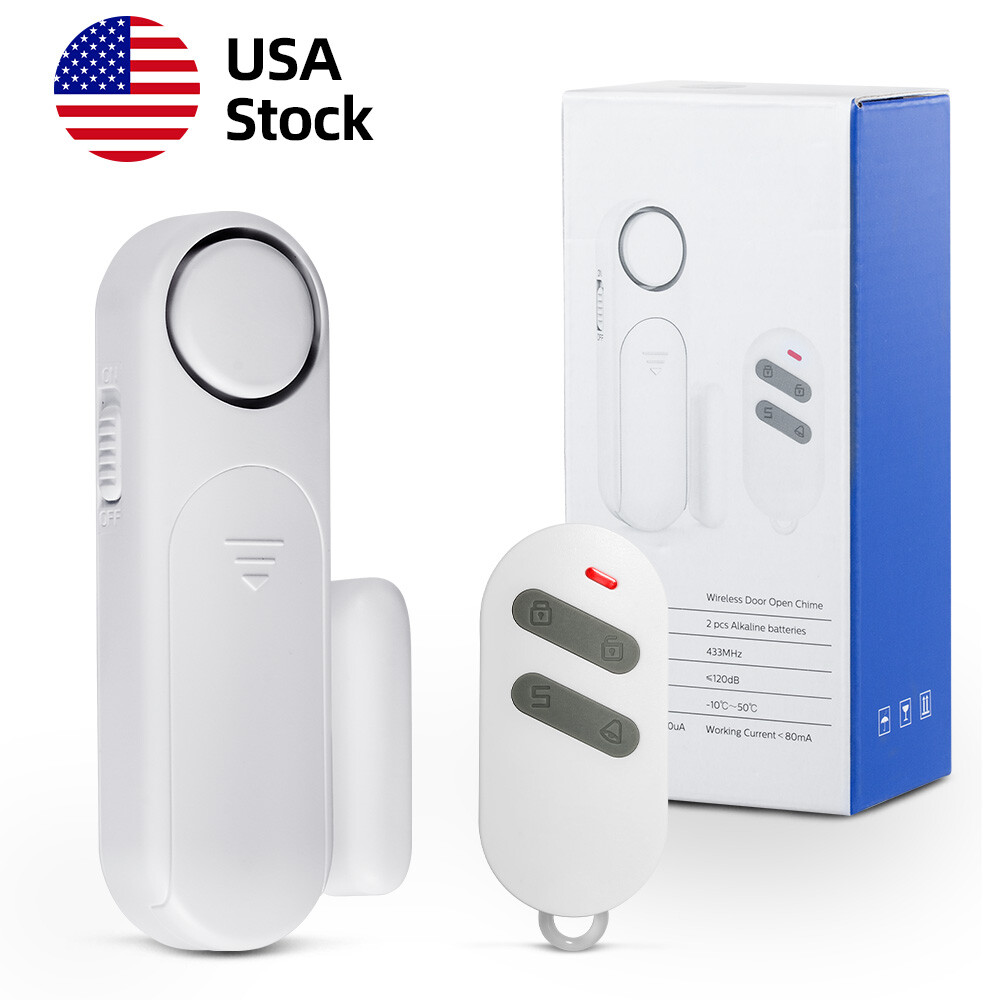 Wireless 120dB Door Window Security Alarm Sensor Remote Control Home Entry Alert