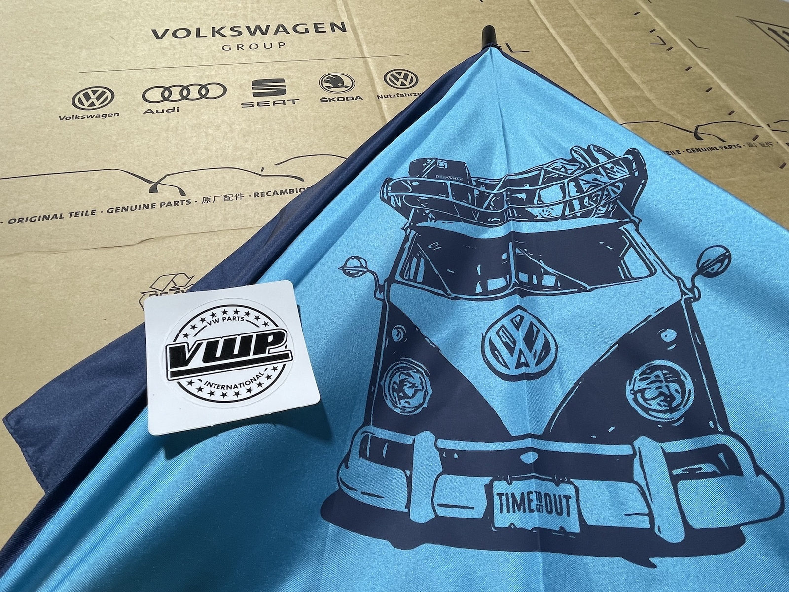 Volkswagen Heritage Umbrella OEM Gift VW Golf Polo Lupo Passat Scirocco Camper