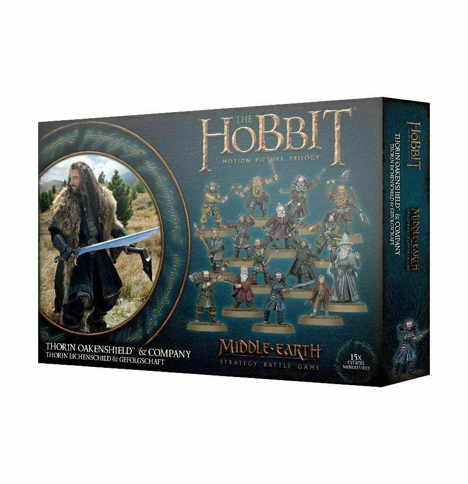Thorin Oakenshield & Company - Lord of the Rings - Games Workshop - New! 30-42