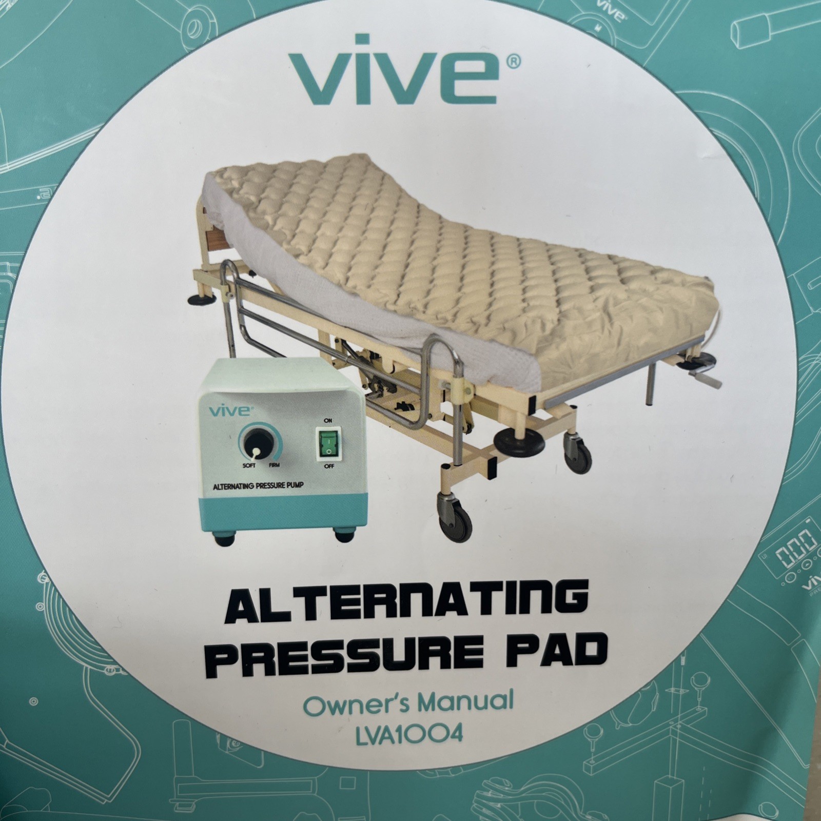 VIVE Alternating Pressure Mattress Pad -
