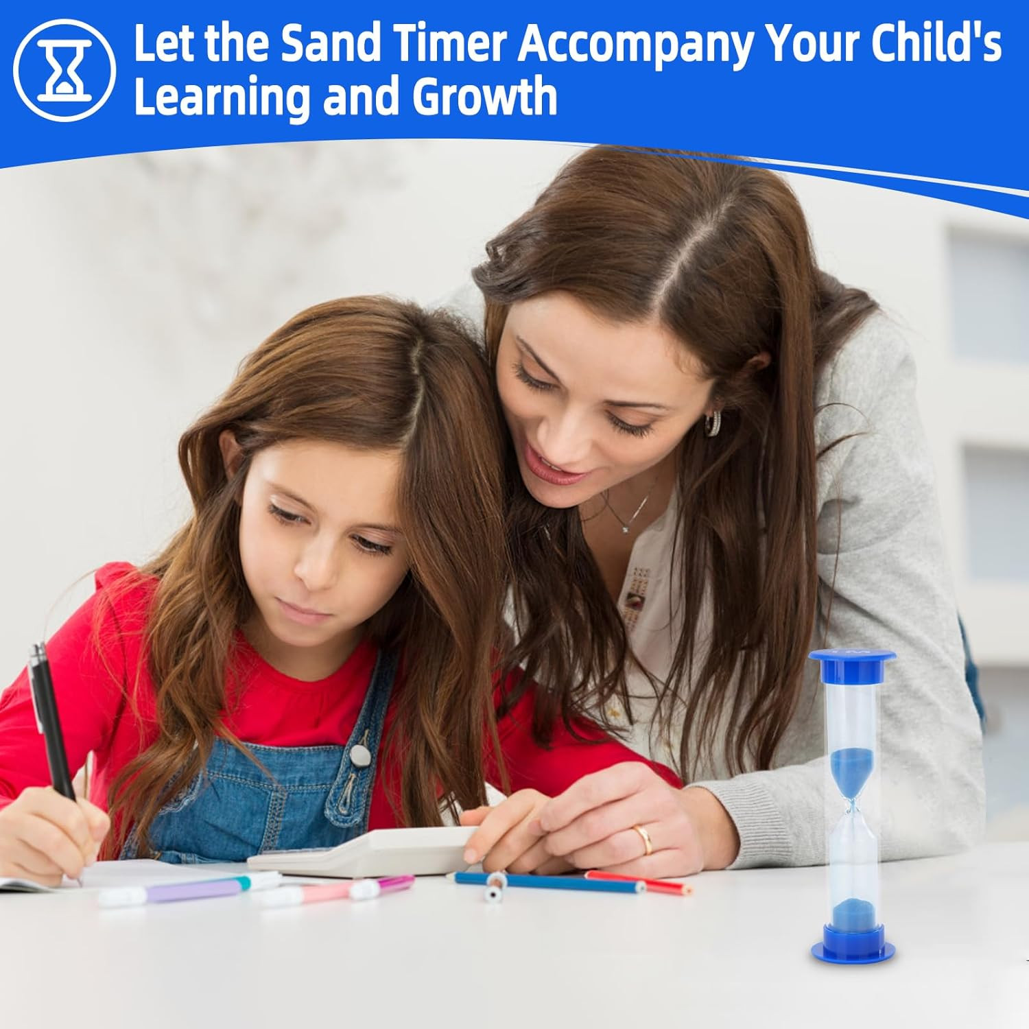 Plastic Sand Timer Set - 6 Pack (30 Sec to 10 Mins)
