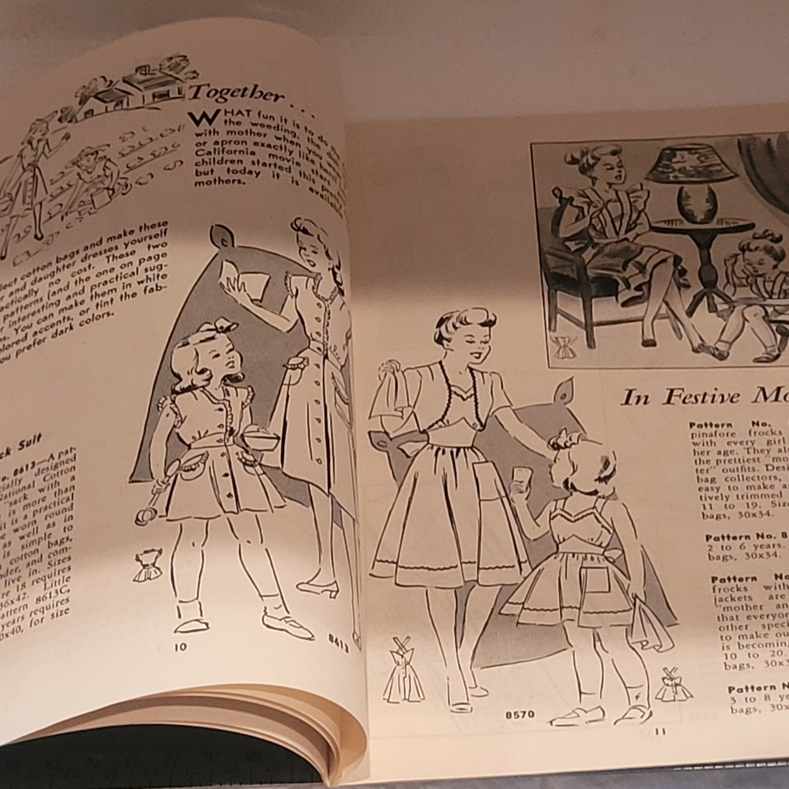 VTG Mail Order M.O. Sewing Patterns 1940s Bag Magic