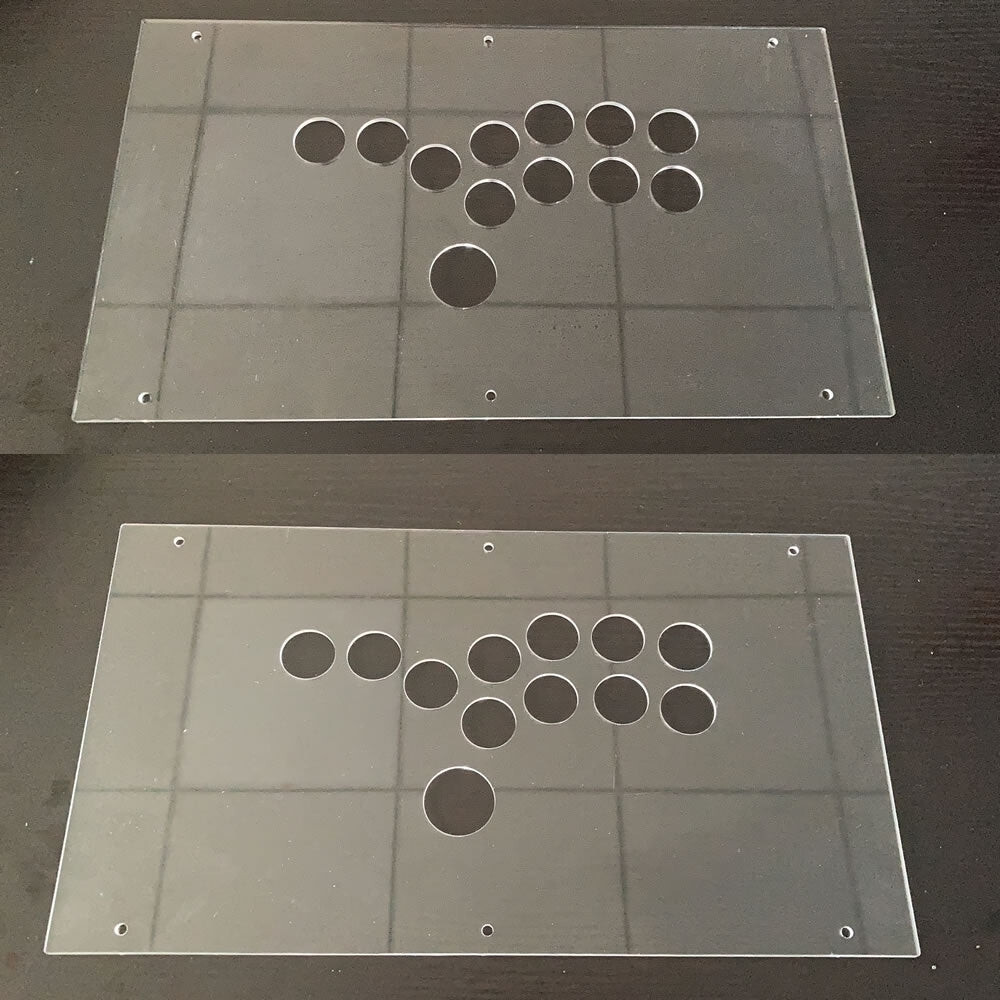 DIY Replacement Panel for RAC-J800B � All Button Hitbox Fightstick Top Plate