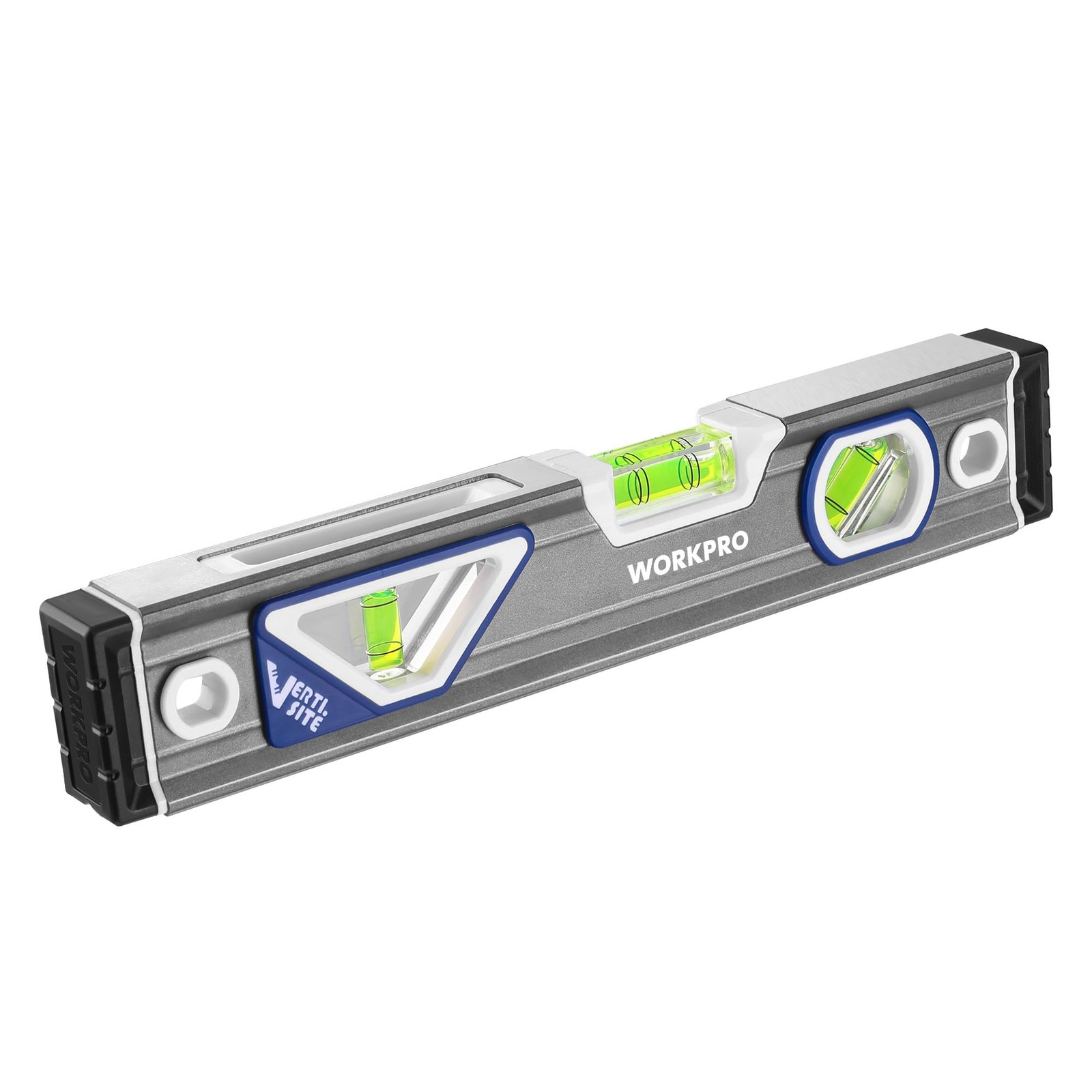 WORKPRO 10 Inch Torpedo Level, Small leveler tool with 3 Different Bubbles 45...