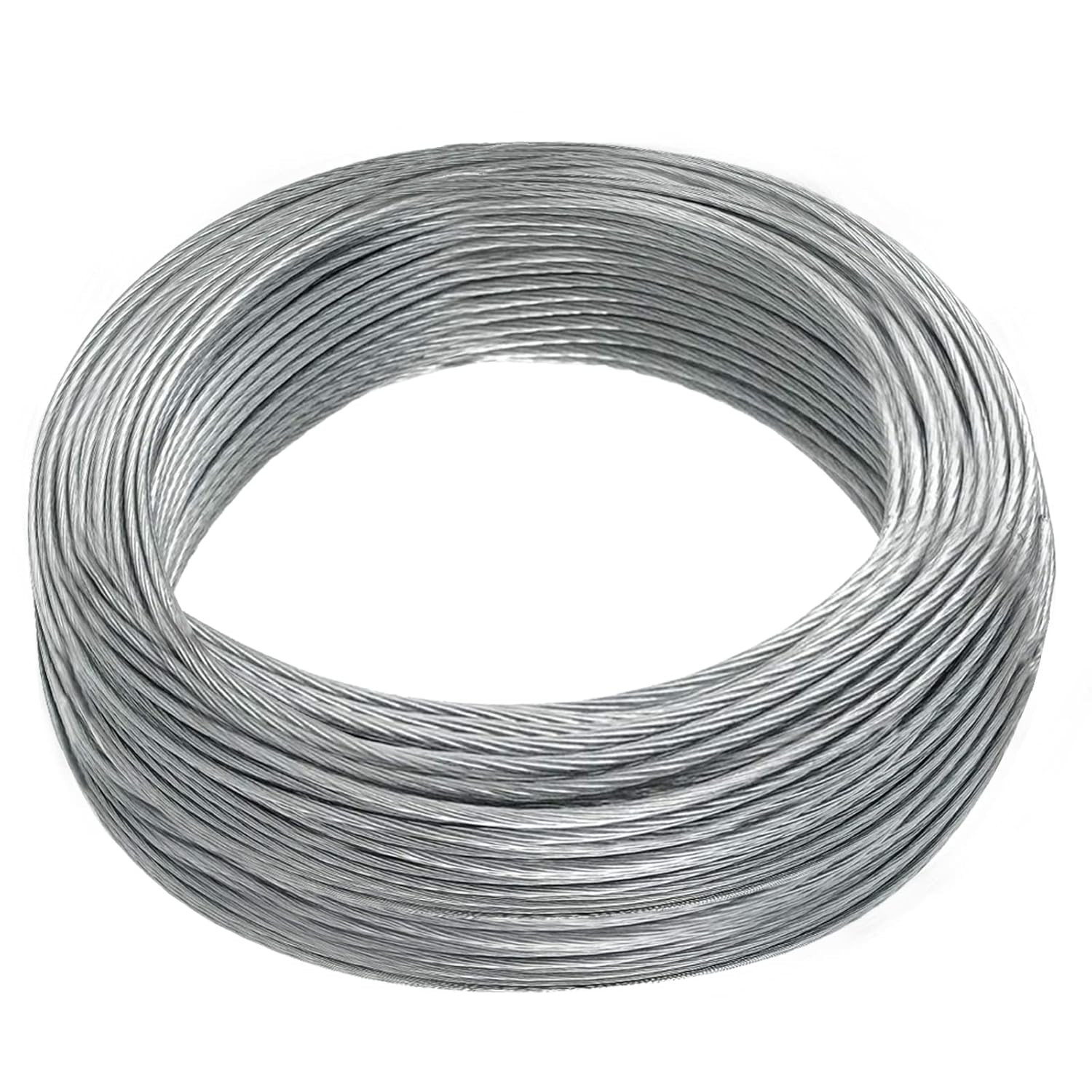 Vinyl Coated Picture Hanging Wire #4 100-Feet Braided Supports up to 50lbs