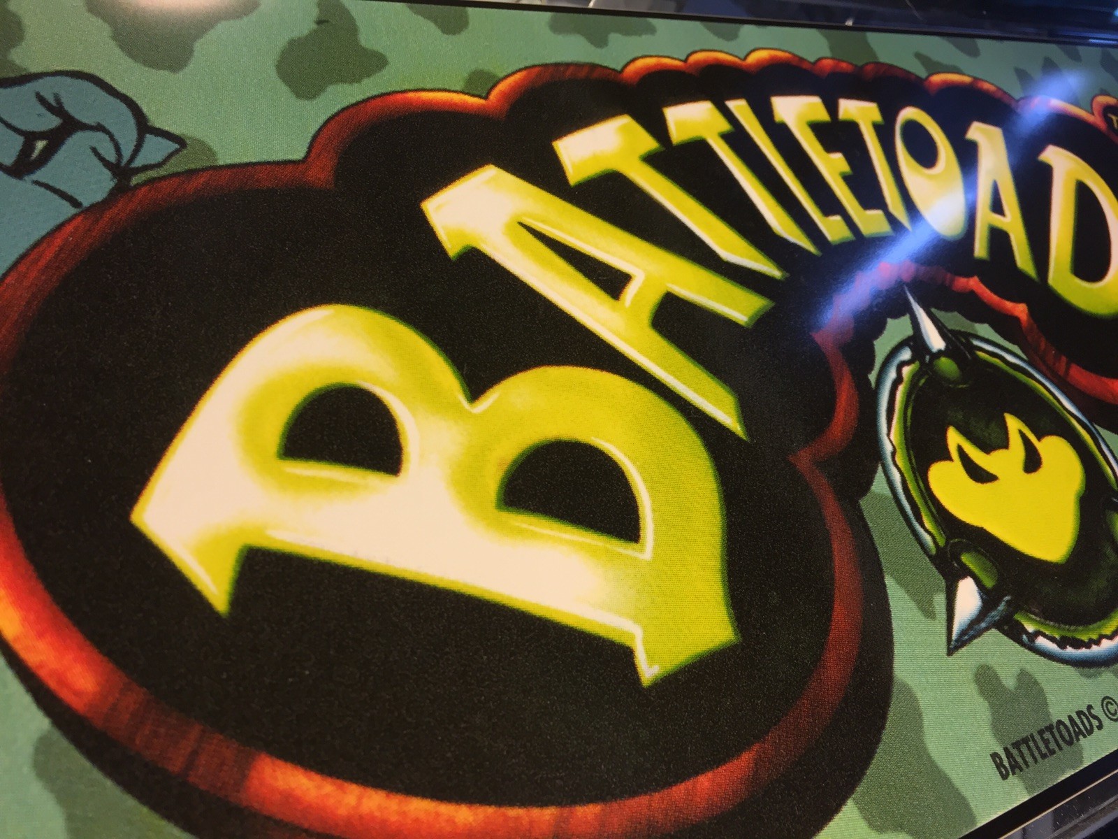 Battletoads Arcade Marquee 27" x 8"