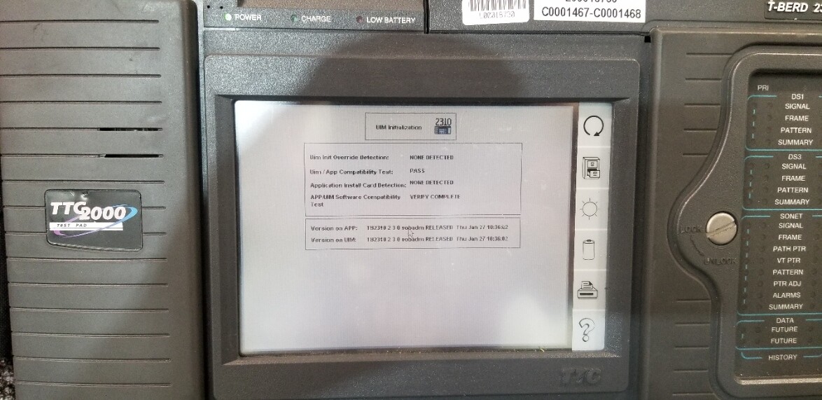 TTC/Acterna Test Pad 2000C with FST-2310 Module Unit A1