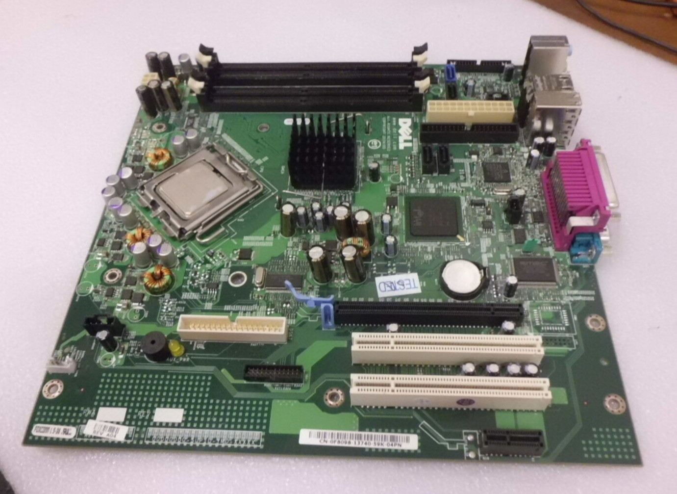DELL 0F8098 F8098 MOTHERBOARD WI/1X- SL729-sl7z7-sl7z8 CPU FOR OPTIPLEX GX620