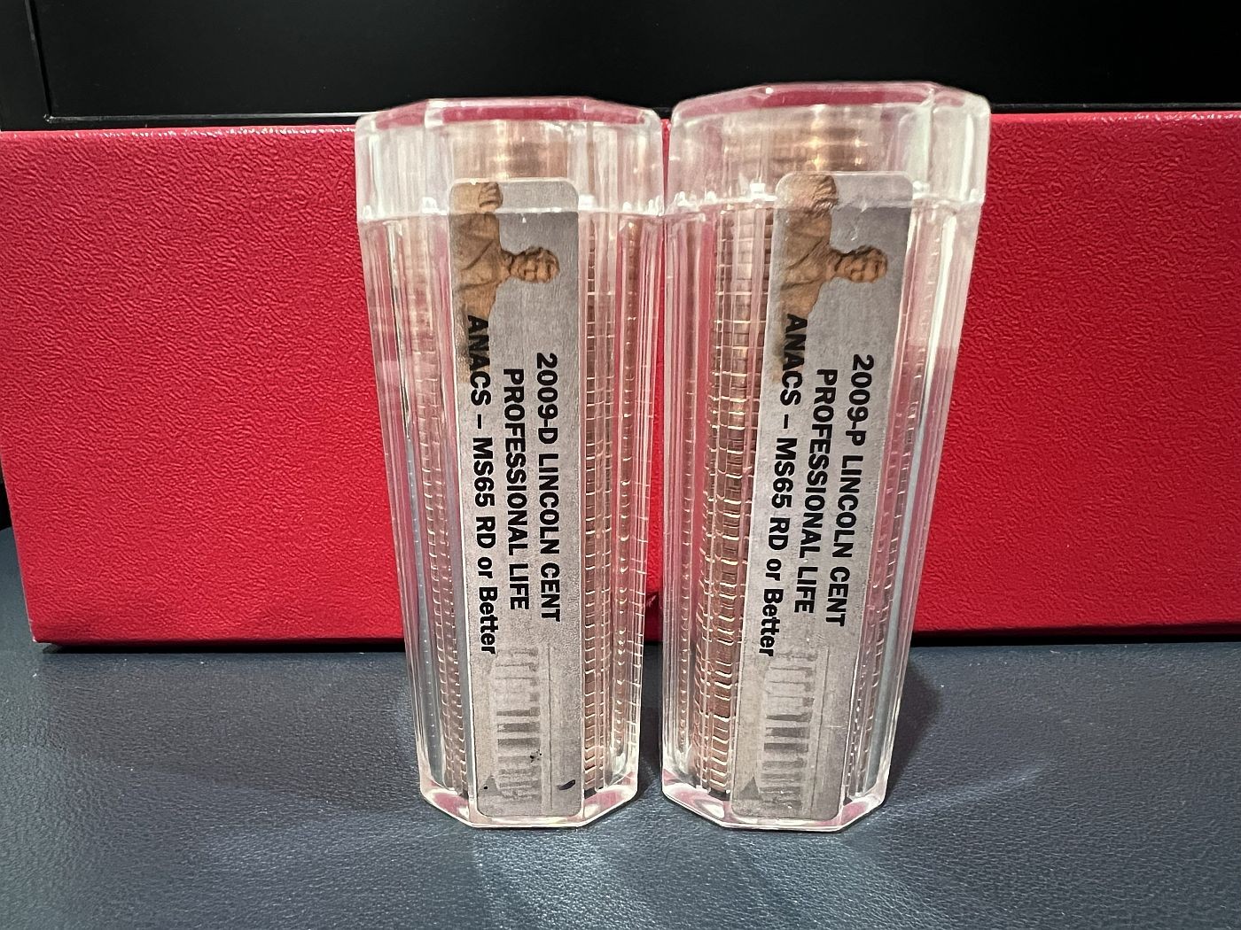 2009-P & 2009-D Lincoln Cent Professional Years Anacs MS65 RD or Better Rolls
