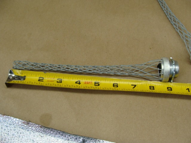 LOT OF 2 KELLEMS CABLE CORD STRAIN RELIEF 073-03-1203A .54"-.73" 8"L X 3/4"DIA