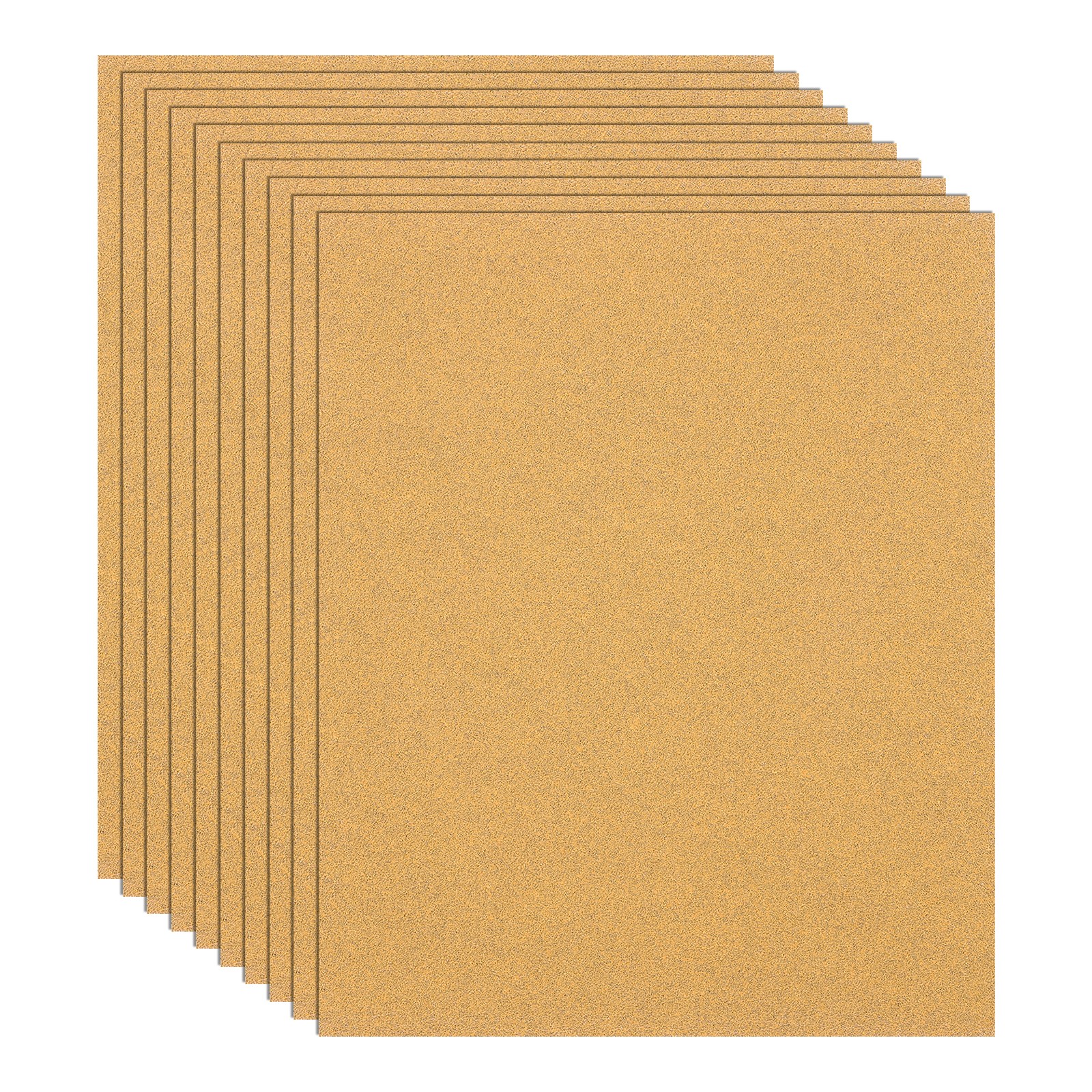 10 Pack 9" x 11" Sandpaper, 60 Grit Sand Paper for Wood Furniture Floor