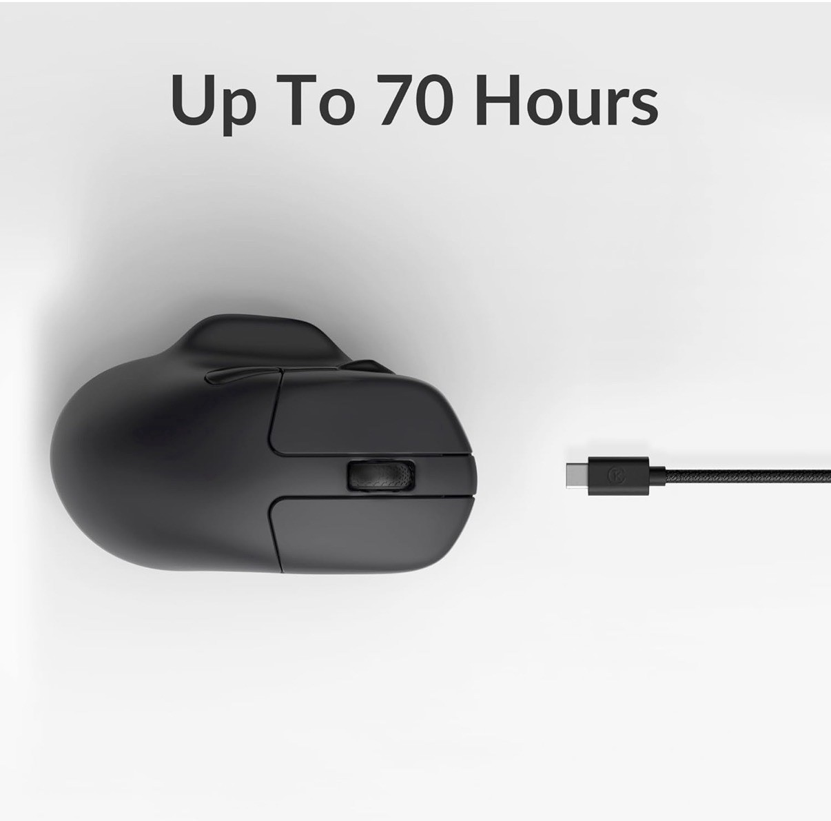 Keychron M7 -A1 Wireless Computer Mouse, 26K DPI Optical Computer Mouse, 2.4 GHz