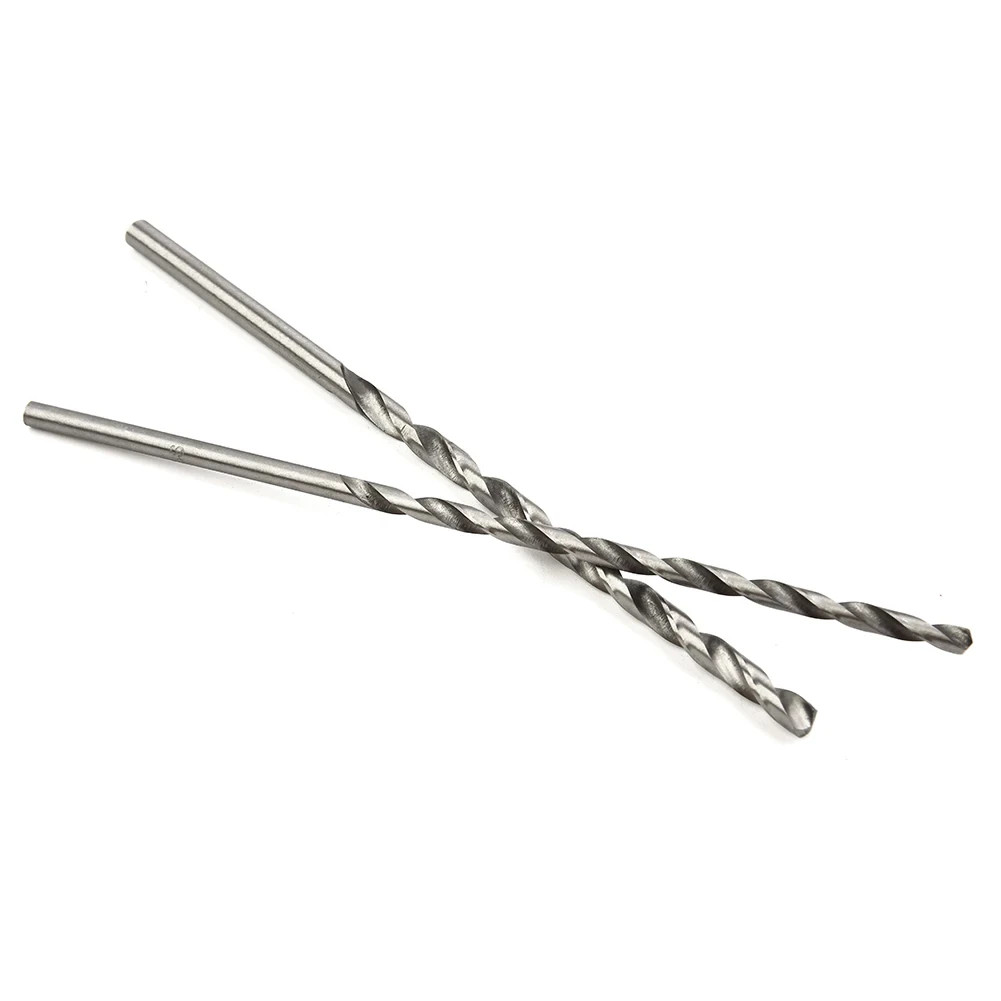 5 Different Sizes Extra Long High-Speed Steel Drill Bits, Long Shank Drill Bits