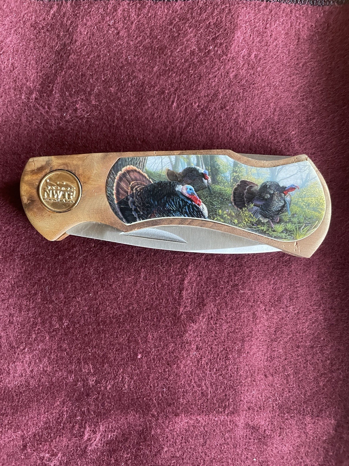 Collectible NWTF 40th Anniv. Commemorative Folding Pocket Knife 1973-2013 NWOB