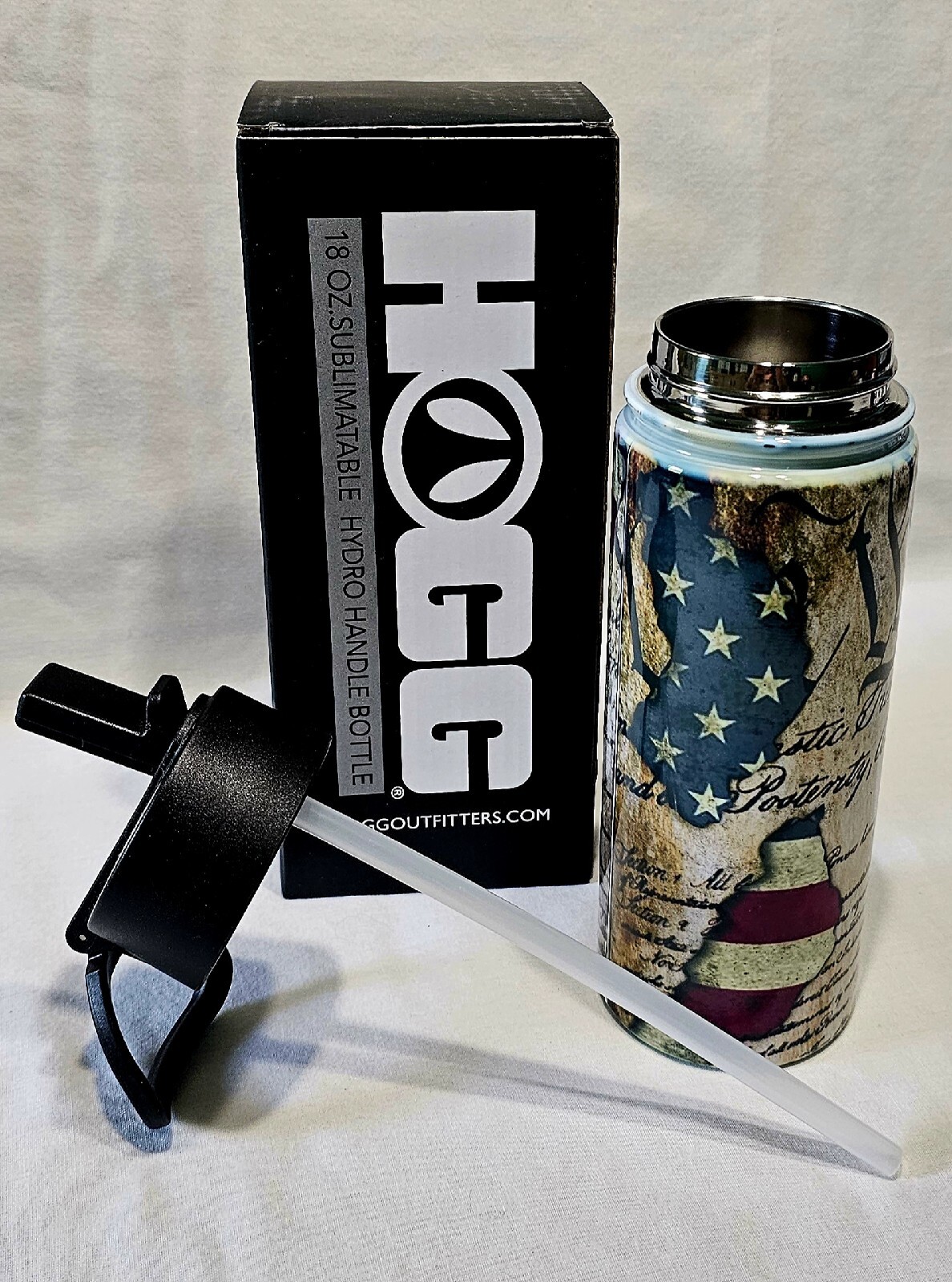 WE THE PEOPLE  2cd Amendment 18oz tumbler insulated Stainless Hydro Bottle HOGG