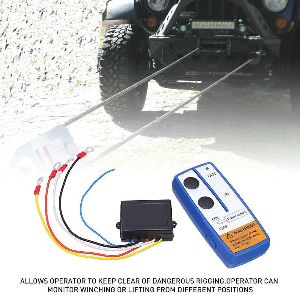 12V 150ft Winch Wireless Remote Control Switch Handset Kit For ATV SUV UTV