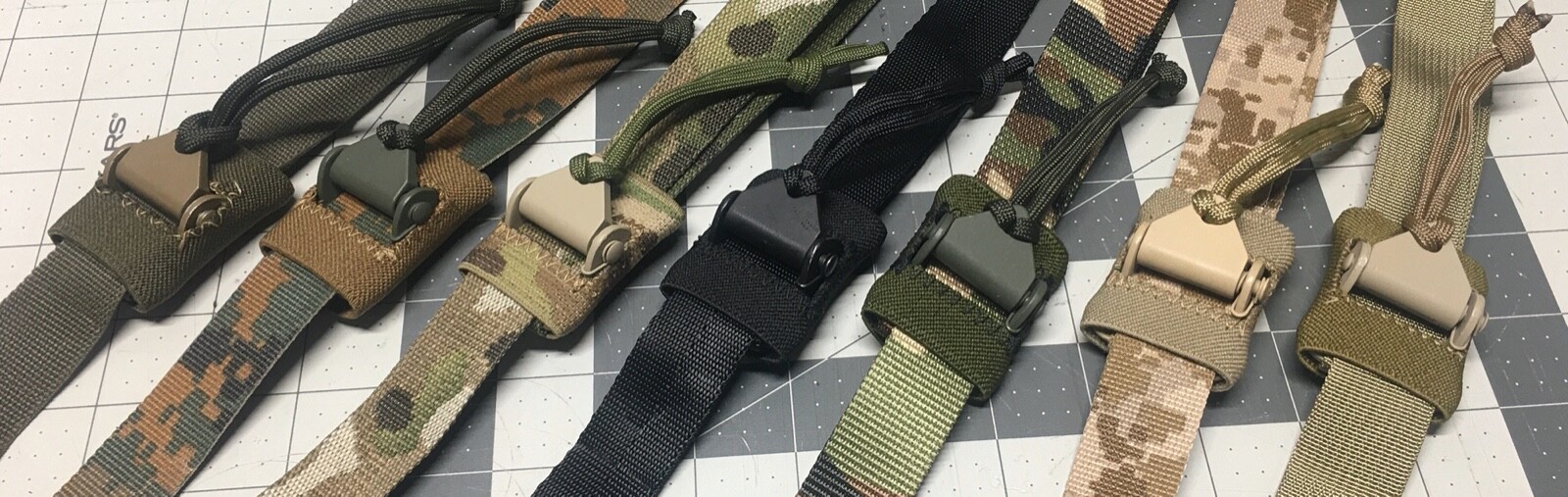 LIVESOUTSIDE Sling Quick Adjuster Covers Tactical FDE Camo MultiCam OD Black
