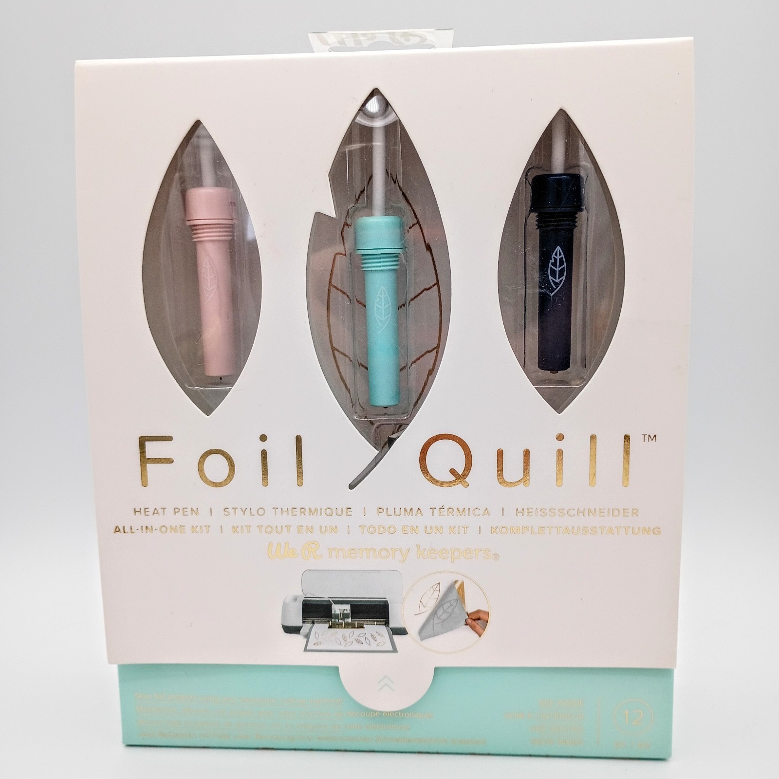 New We R Memory Keepers Foil Quill Starter Kit 3 pens - Silhouette Cricut Sealed