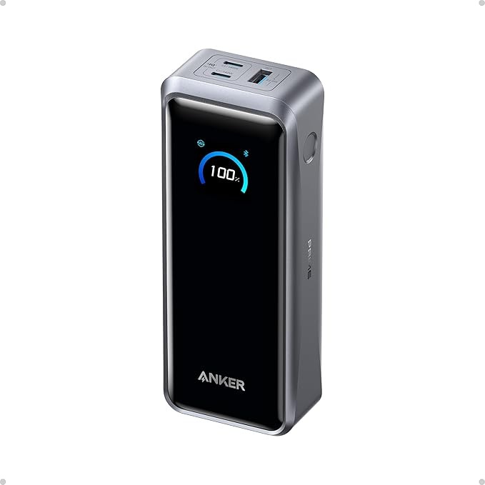 Anker Prime Power Bank, 26,250mAh 3-Port Portable Charger with 300W Max Output
