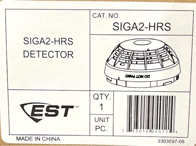 EST SIGA2-HRS Intelligent Heat Detector
