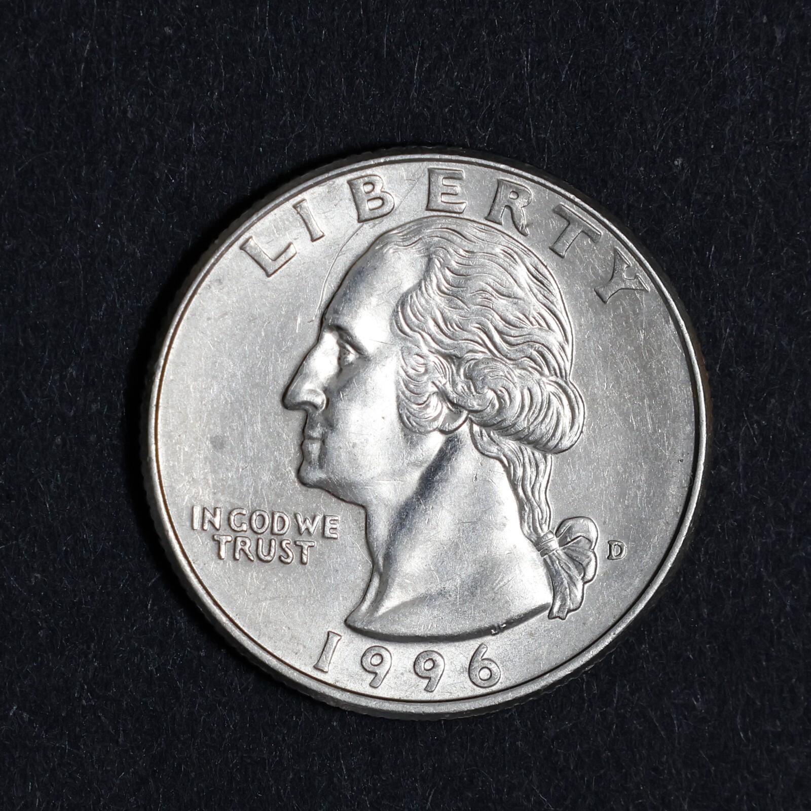 1996 D Washington Quarter