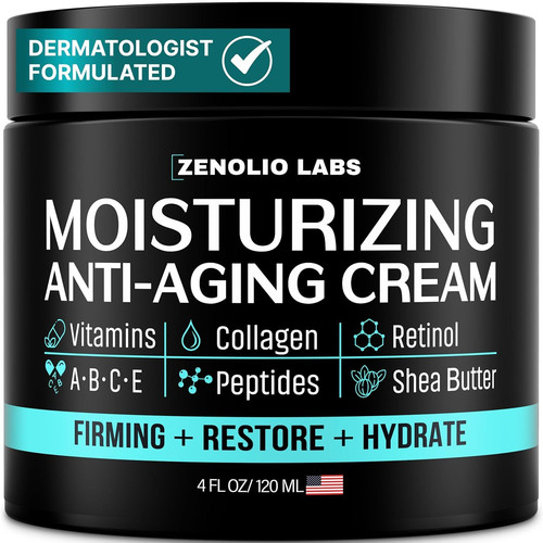 Mens Face Moisturizer Cream - Anti Aging & Wrinkle 4 Fl 4 Oz (Pack of 1)