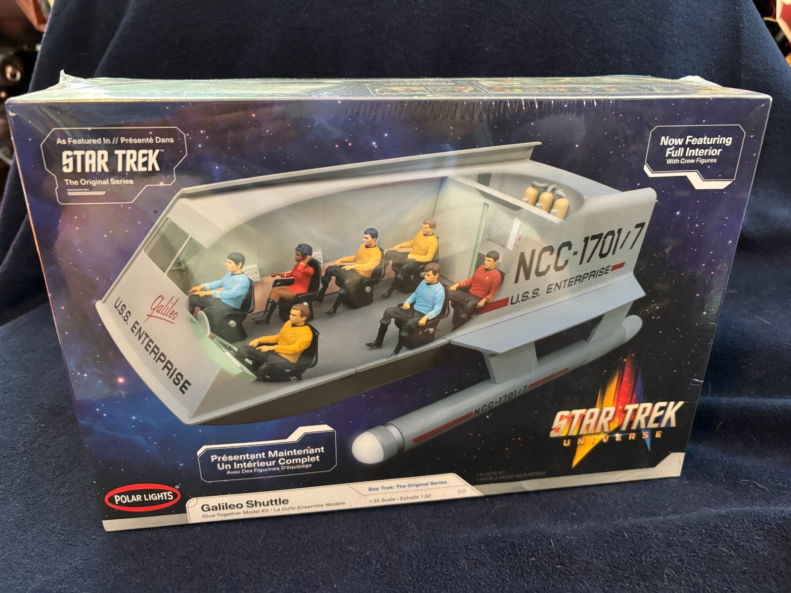 Polar Lights  1/32 Star Trek Enterprise Shuttle Galileo w/ Interior and Figures