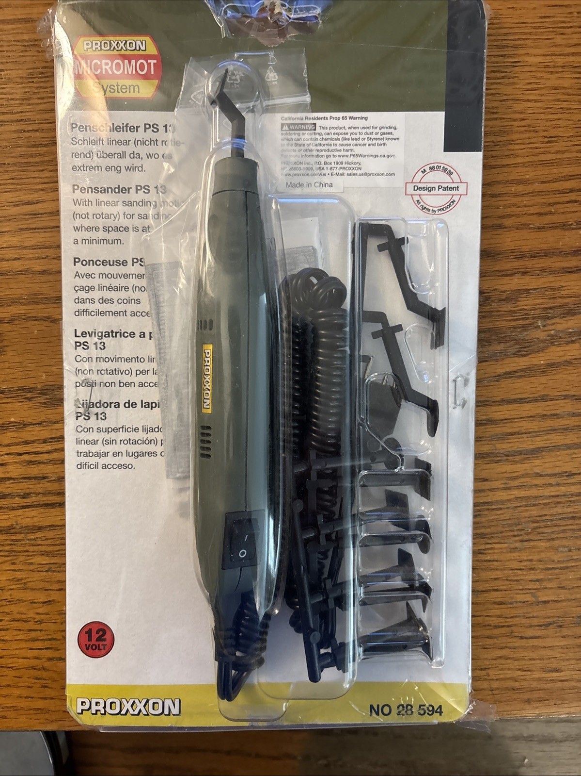 Proxxon 28594 Pen Sander PS 13, 12 Volt