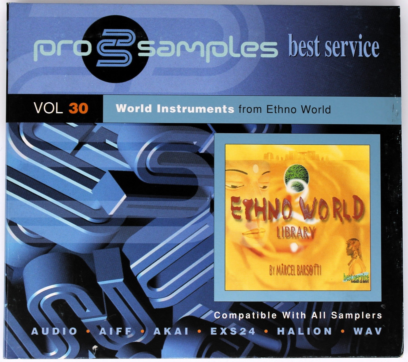 Best Service Pro Samples 30 World Instruments Sound Library/Sampling Double CD