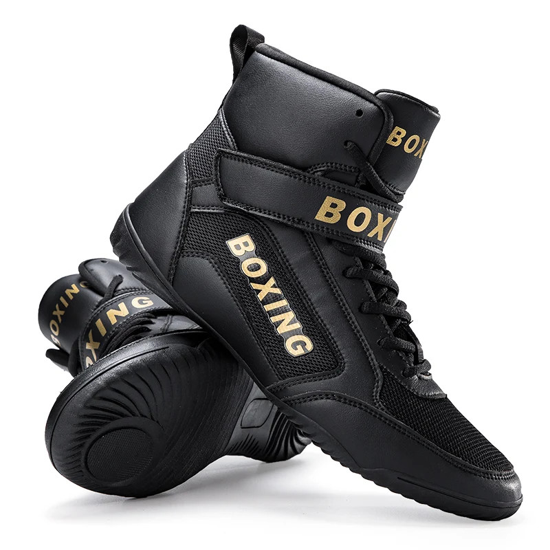 Men Boxing Sports Shoes Top Quality Fighting Classic Training Wrestling Shoes