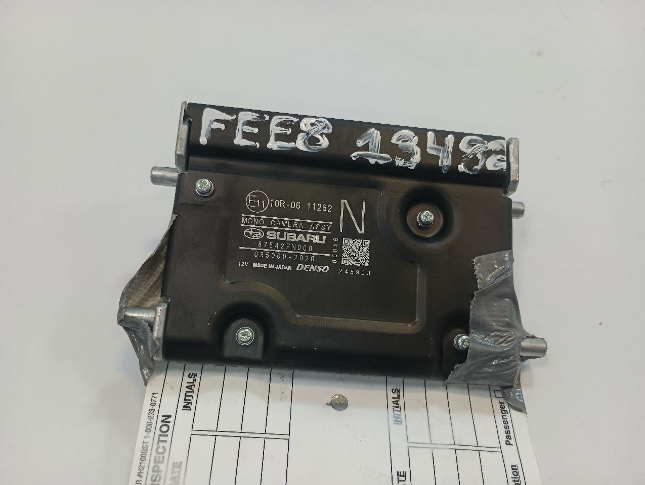 Windshield Mounted Camera from 2024 Subaru Impreza 12490872