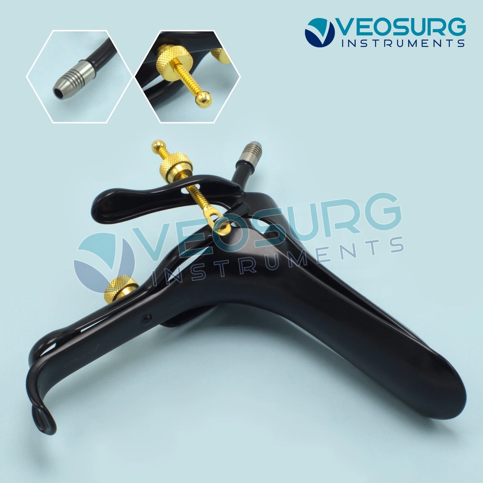 OR Grade Leep Graves Vaginal Speculum Medium Lletz Insulated OB Gynecology