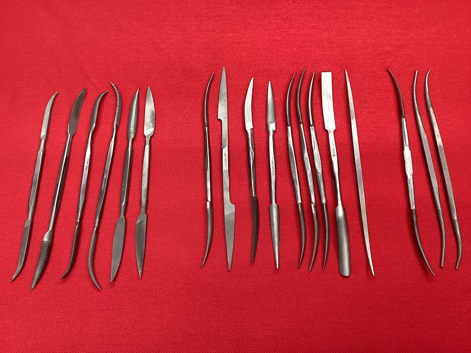 AM Swiss Riffler Files Lot of 12 + 6 Assorted Brands & Sizes Nice L👀K ! READ