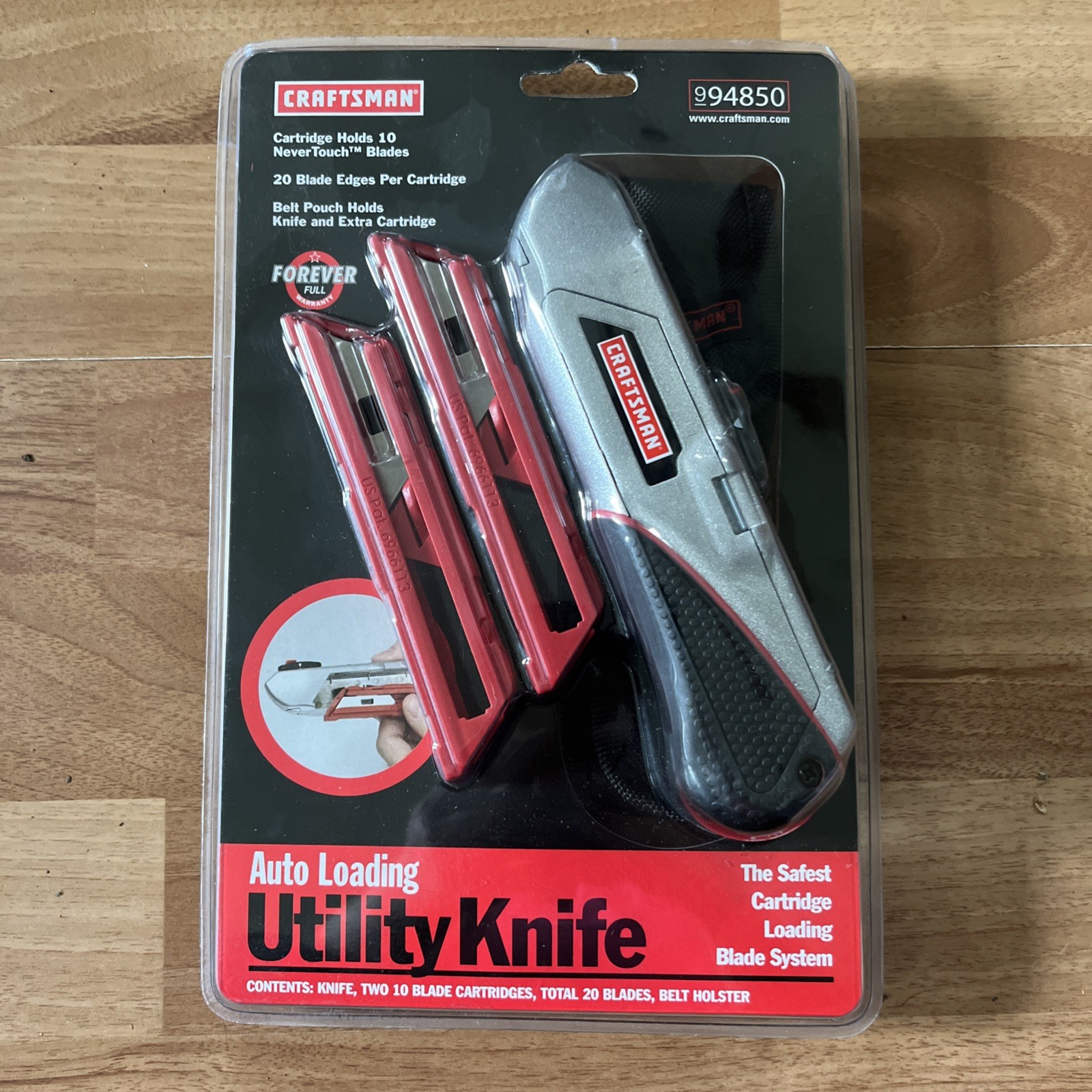 Vintage Sears Craftsman NOS Auto Loading Utility Knife 994850