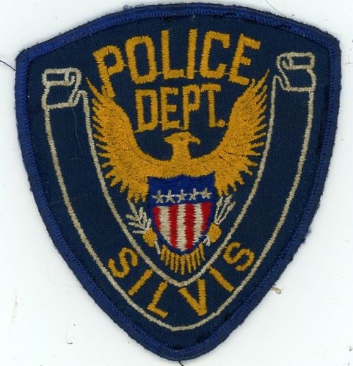 ILLINOIS IL SILVIS POLICE NICE OLD VINTAGE SHOULDER PATCH SHERIFF