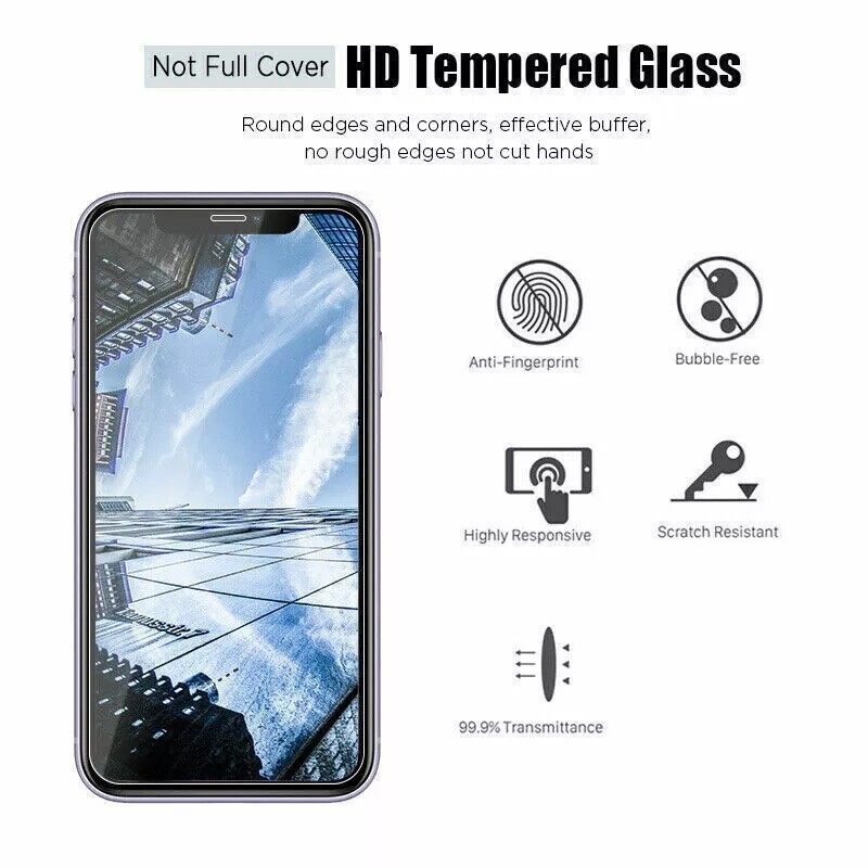 2PCS Apple tempered glass protector suitable for iPhone 14 15 16 Pro Plus Max