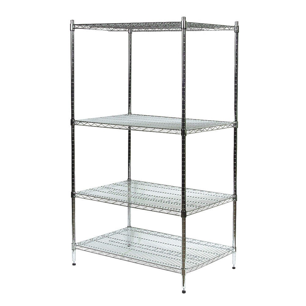 GRAINGER APPROVED 2KNZ7 Wire Shlv Unit,Cap:600 lb,36inx74inx60in 2KNZ7